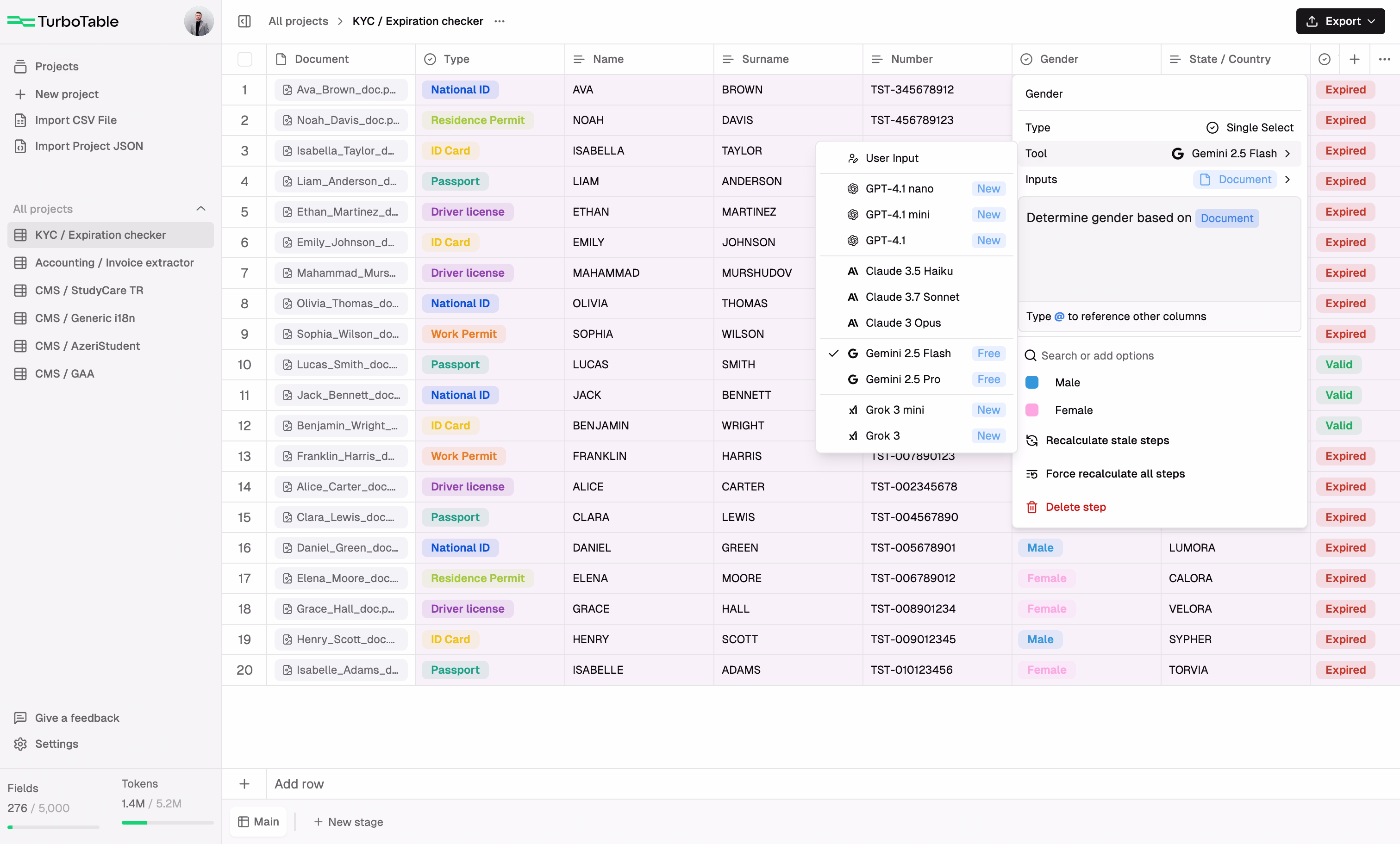 TurboTable overview